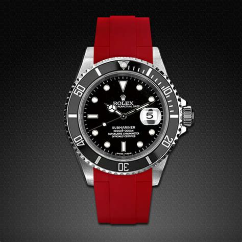 rubber b rolex bands|rolex rubber strap 22mm.